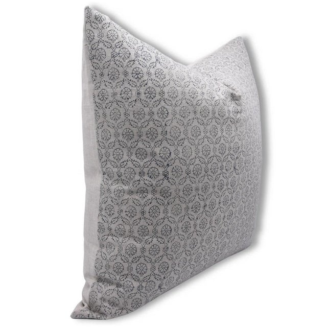 Introduce timeless elegance into your home with the "Shehnaz" block print handmade cushion cover. Crafted from premium...