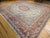 Vintage Turkish Oushak Rug, Hand-Knotted Geometric Pattern, Ivory & Brick Red, 12' X 14' For Sale - Image 11 of 13