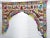 Transitional Vintage Door Valance Kutch Hand Embroidered Door Topper Curtain Wall Hanging For Sale - Image 3 of 6