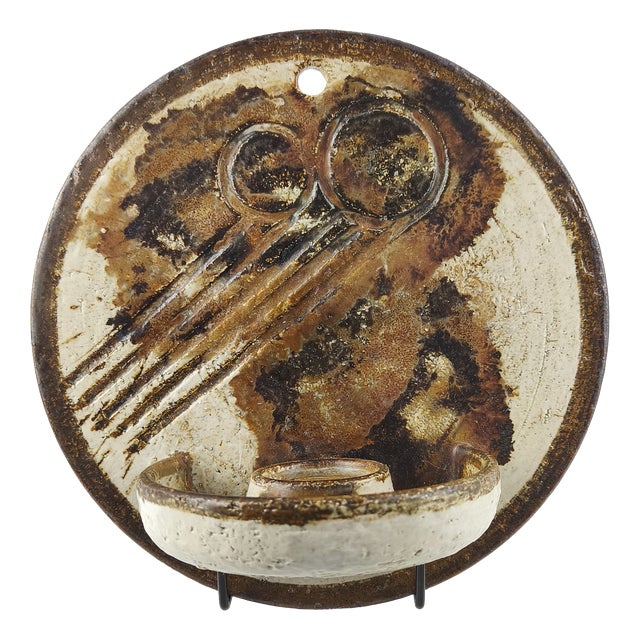 Mid-Century Danish Ceramic Sconce from Axella, 1970s For Sale