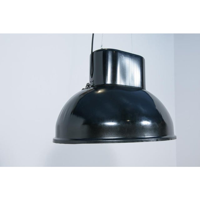 Industrial lamp manufactured by the Polish armament factory Predom-Mesko in the 70s. A very massive lamp, with a beautiful...