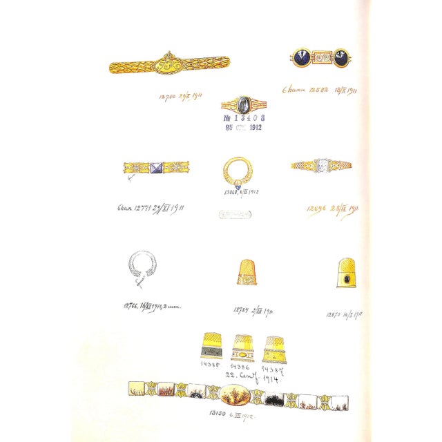 Paper "Golden Years of Fabergé: Drawings and Objects From the Wigstrom Workshop" 2000 Tillander-Godenhielm, Ulla For Sale - Image 7 of 12