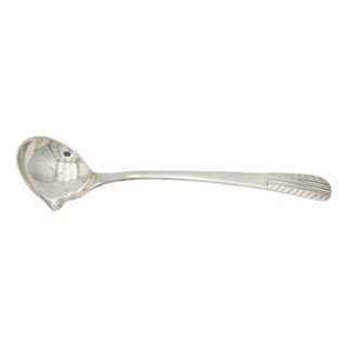 Small Silver Sauce Spoon For Sale