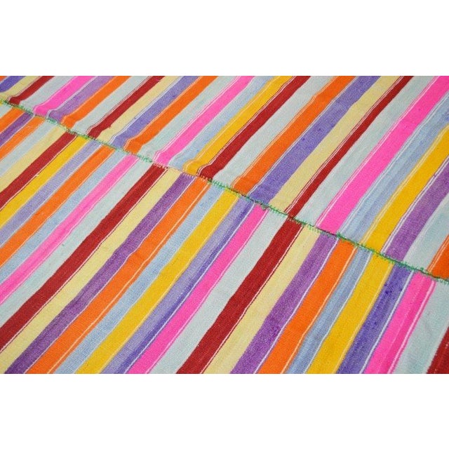 Turkish Vintage Turkish Professional Hand Knotted Kilim, 5x8'9 For Sale - Image 3 of 5