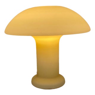 Space Age Pop Art Model 496 Mushroom Lamp in Glass from Hustadt Lighting For Sale