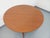 Tan Vintage Scandinavian Style Round Teak Dining Table with Extension, 1960s For Sale - Image 8 of 18