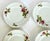 Ceramic Mid 40th Century Royal Sealy “Pompadour Rose” Plates – 7½” - Set of 10 For Sale - Image 7 of 10