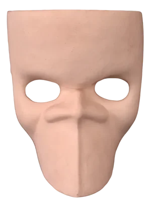 Venetian Mask in Ceramic, Bassano, 1970s