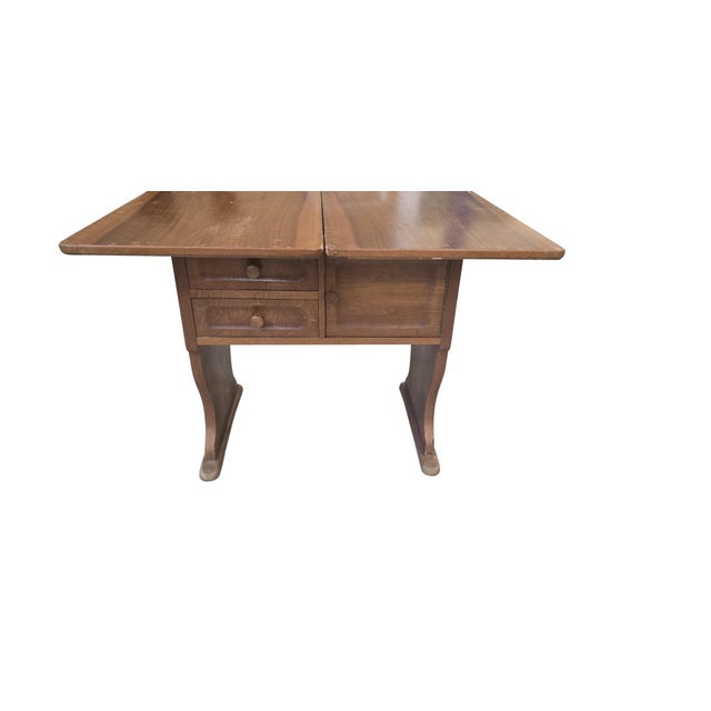 Wood Vintage Book-Shaped Wooden Coffee Table with Drawers and Compartment, 1970 For Sale - Image 7 of 10