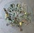 Metal Vintage Mid Century Gueridon Glass Top Tole Lemon Citrus Table For Sale - Image 7 of 12