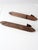 Pair of Mid-Century Gothic Revival Wood Wall Candle Sconces For Sale - Image 6 of 11