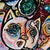 This is a one-of-a-kind original cubist painting by San Diego artist, Alexander Arshansky. Its dimensions are...