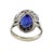 Late 20th Century 14k Antique Tanzanite Ring, Size 5 For Sale - Image 4 of 4