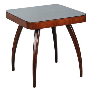Czech Art Deco H-259 Table in Walnut attributed to J. Halabala for Up Závody, 1940s For Sale