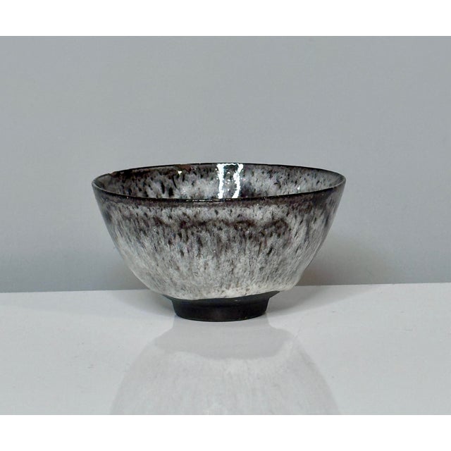 1970s Studio Ceramic Bottle Vase and Bowl by Elli & Walter Serocka, Germany 1970s, Set of 2 For Sale - Image 5 of 17