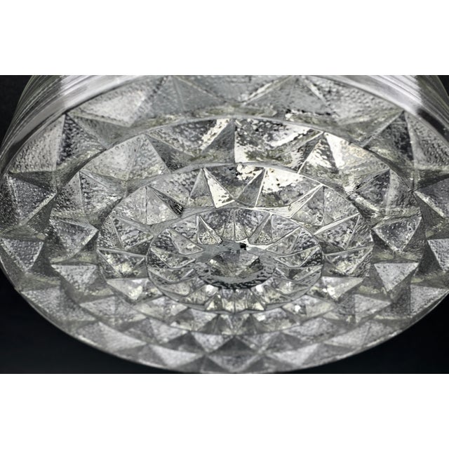 Metal Italian Modernist Flush Mount, 1970s For Sale - Image 7 of 9