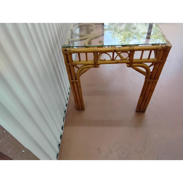 Coastal 1960s Old Florida Library Table or Dinette For Sale - Image 3 of 7