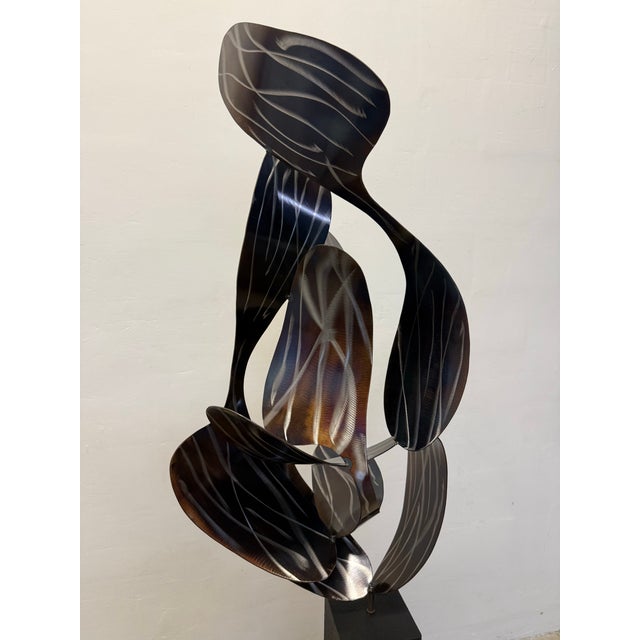 Curtis Jere Artisan House Modern Indoor/Outdoor Floor Sculpture, 2004 For Sale - Image 9 of 12