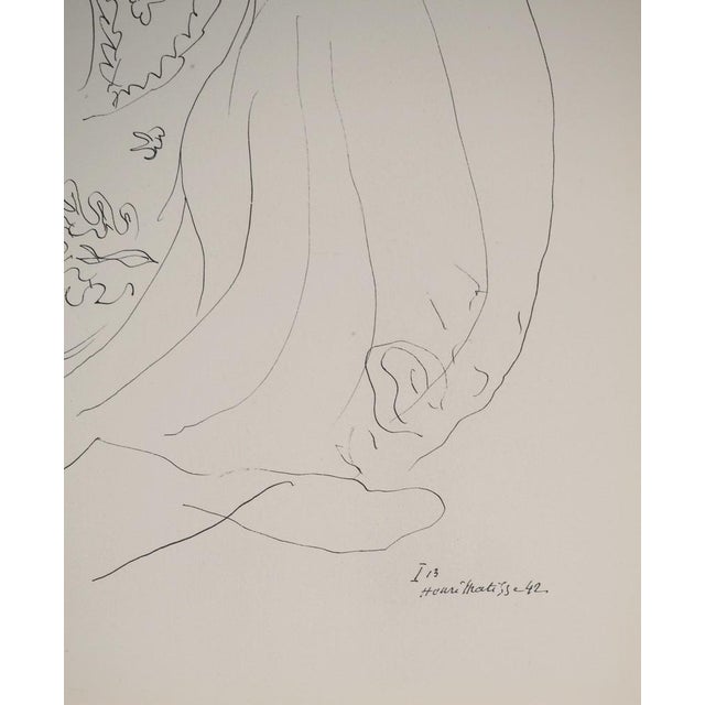 Henri Matisse (1869-1954) (after) Young girl in a blouse, 1943 Lithograph after a drawing by the artist (Fabiani workshop)...