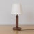 Charles Dudouyt 1940s French Carved Wood Table Lamp by Charles Dudouyt For Sale - Image 4 of 11