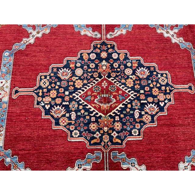 2010s Serapi Handmade Persian Heriz Large Area Rug 10x14 For Sale - Image 6 of 8