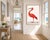 Scarlet Ibis With an Egg, Vintage Art Print Reproduction, 40" X 60" For Sale - Image 9 of 12
