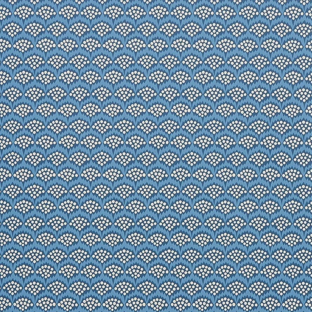 Not Yet Made - Made To Order Sample - Schumacher x Neisha Crosland Pollen Wallpaper in French Blue For Sale - Image 5 of 5