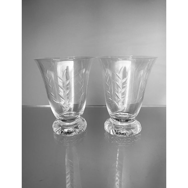 Daum 1950s Daum France Crystal Glasses Signed in Original Box - 6 Pieces For Sale - Image 4 of 9