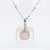 2020s 0.67ct Spinel, Diamond and Rock Crystal Platinum Pendant Necklace - Fei Liu For Sale - Image 5 of 5