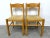 Mid-Century Modern A Set of Four Vintage Rush Seat Dining Chairs For Sale - Image 3 of 13
