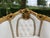 1950s 1950s Artisan Louis XVI Gold Wood Leather Bergères-Pair For Sale - Image 5 of 9