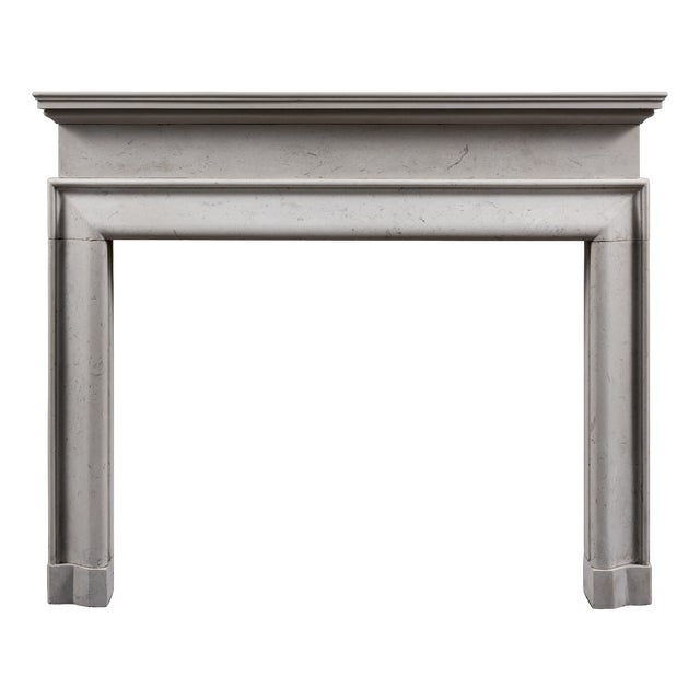 Victorian Portland Stone Bolection Fireplace Surround For Sale