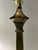 Brass Tall Late 20th Century Neoclassical Accented Brass Lamp For Sale - Image 8 of 9