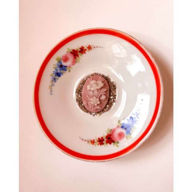This listing is for one single plate. Little Relics No. 19 is an original mixed media assemblage created by Memphis artist...