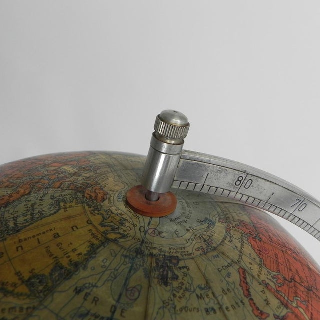 Rath Globe of Papier-Mâché on a Wooden Base, 1960s For Sale - Image 14 of 18