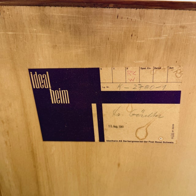 Brown B40 Sideboard in Rosewood by Dieter Wäckerlin for Idealheim, 1961 For Sale - Image 8 of 14