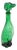 Mid-Century Modern Carafe in Green Embossed Glass, 1960s For Sale