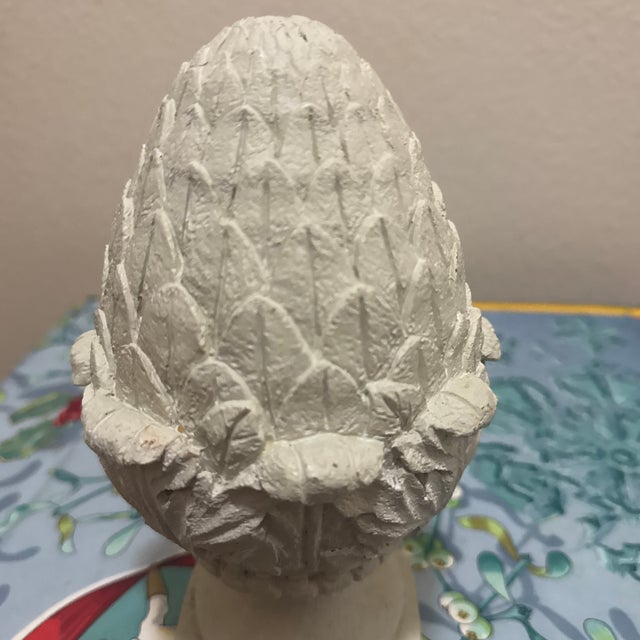 Bring a touch of timeless European charm to your home or garden with this beautifully detailed artichoke finial. Featuring...