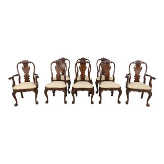 Set of 8 Chippendale Mahogany Philadelphia Style Dining Room Chairs For Sale