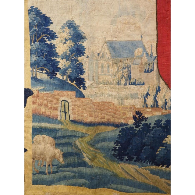 Rare, Noble Coat of Arms Tapestry, Order of Santiago, Trogner Family, C. 1650 For Sale In Dallas - Image 6 of 12
