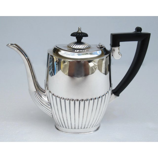 【Sheffield Silve Co.】ビクトリアンのコーヒーサービス 4点 Sheffield Silve Co.】ビクトリアンのコーヒーサービス 4点