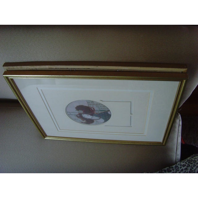 Art Deco Framed Wall Hanging Decor - Set of 2 For Sale - Image 9 of 13