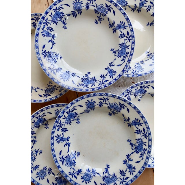 Antique Porcelain Soup Plates, 1890s, Set of 6 For Sale - Image 9 of 16