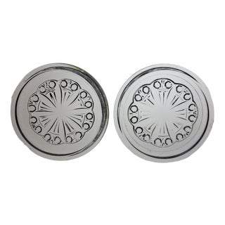 Crystal Bottle Coasters from Baccarat, 1930s, Set of 2 For Sale