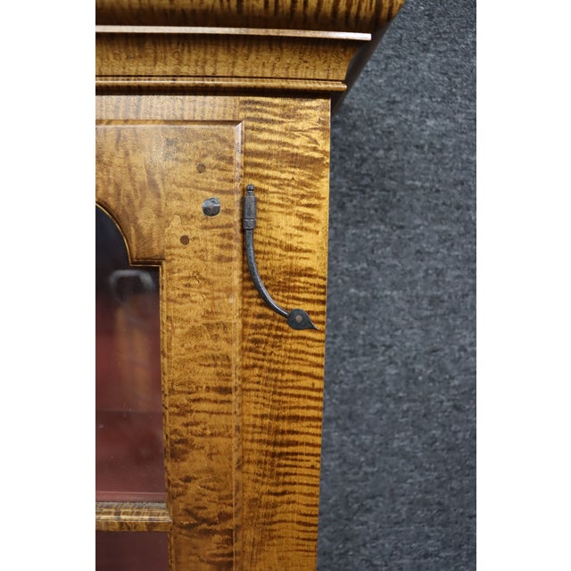 Bench-Made Tiger Maple Hanging Cupboard For Sale In Philadelphia - Image 6 of 12