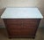 Louis-Philippe Chest of Drawers in Flame Mahogany with White Marble Top For Sale - Image 6 of 7