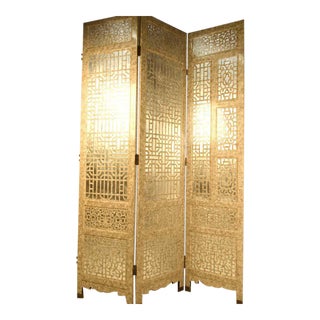 Large Ornamental Room Divider For Sale