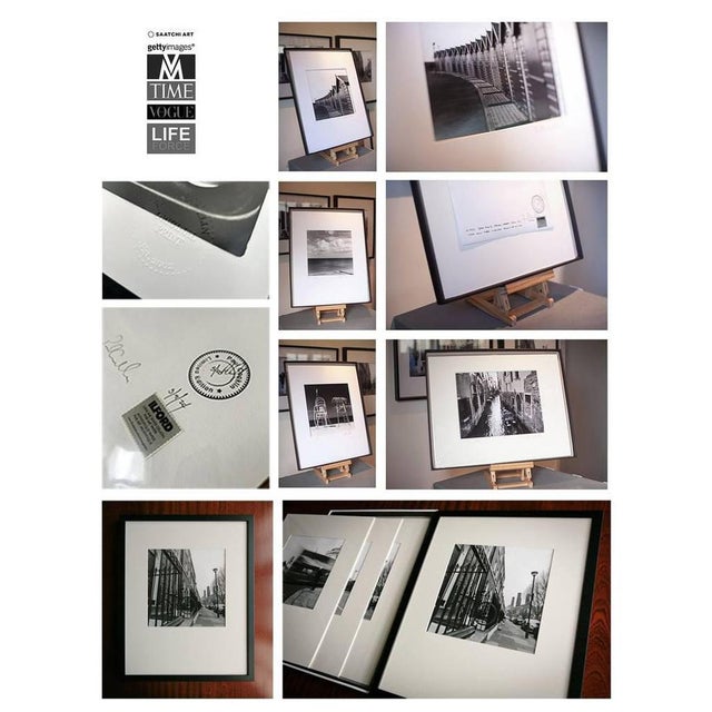 Edition of 10 + 5 APs. Front mount: Signature and edition number with artists blind stamp. Back mount: Ink stamp and print...