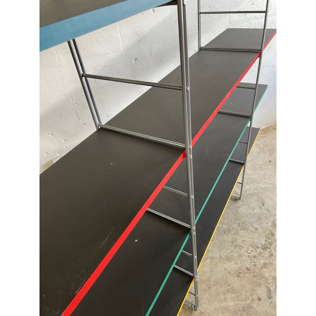 Mid-Century Modern 1980s Vintage Ikea Guide Shelving Unit or Bookcase by Niels Gammelgaard For Sale - Image 3 of 11