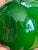 Late 20th Century Vintage Signed Emerald Green Glass Vase For Sale - Image 5 of 15